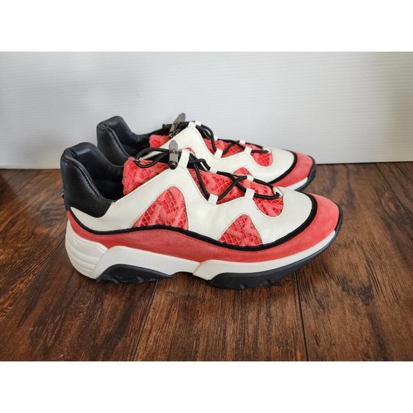 LONGCHAMP Freeminder Cloud Colorblock Suede Sneaker US 8 EUR 39 - Picture 1 of 12